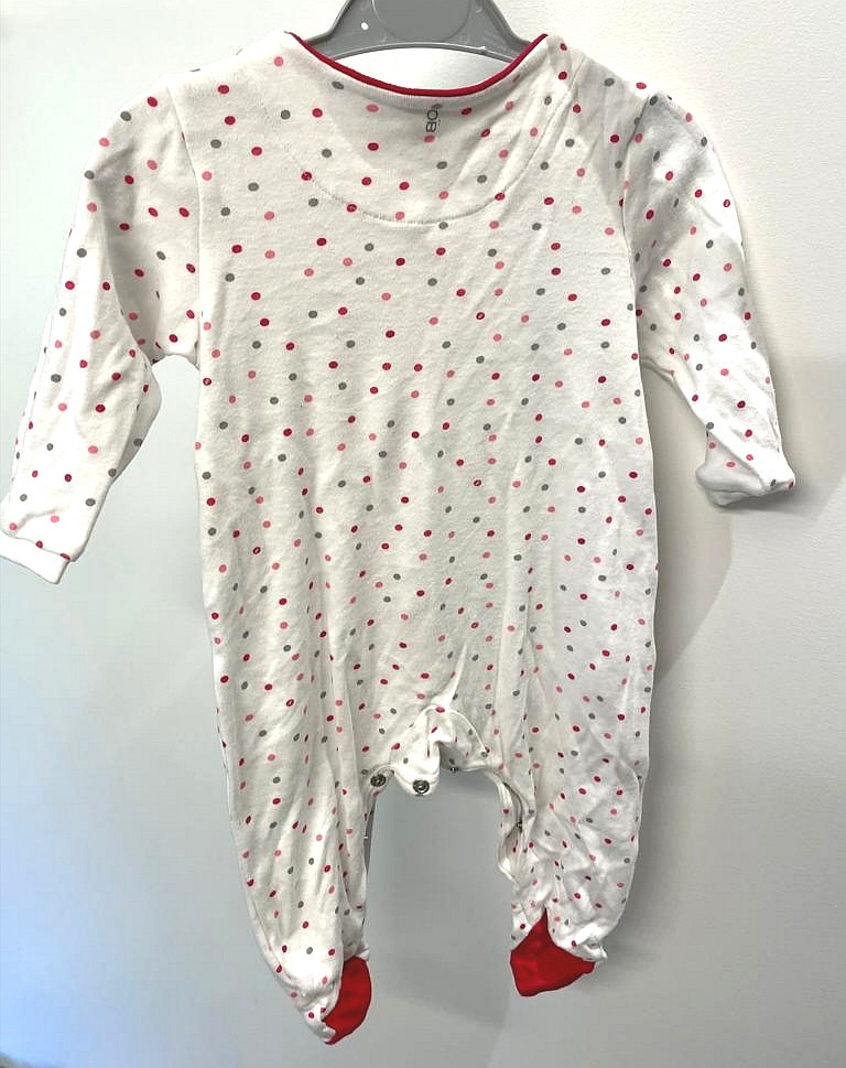 Pyjama Strampler Gr. 68-74 Mädchen Flohmarkt