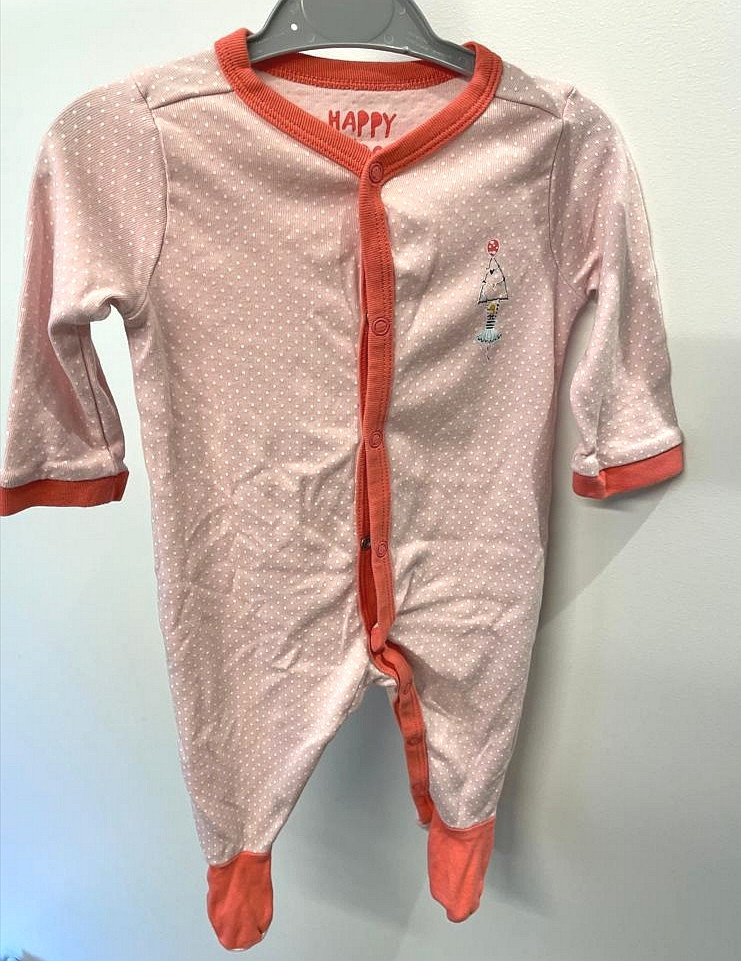 Pyjama Schlafanzug Gr. 62-68 Mädchen Flohmarkt