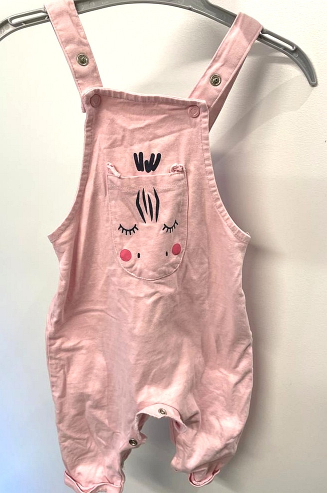 Strampler Latzhose Gr. 68 Mädchen Flohmarkt