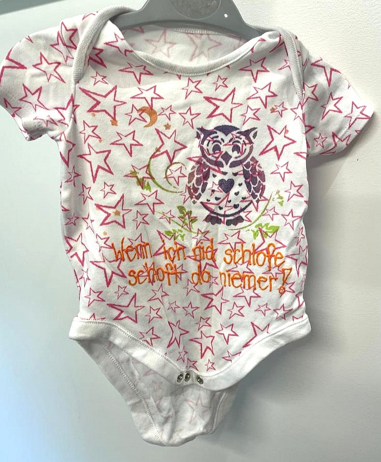 Body Kurzarmbody Gr. 74-80 Mädchen Flohmarkt