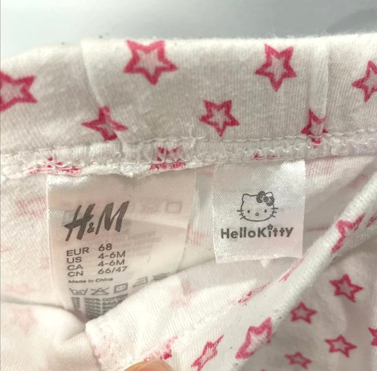 Hose Pyjamahose Gr. 68 Mädchen Flohmarkt