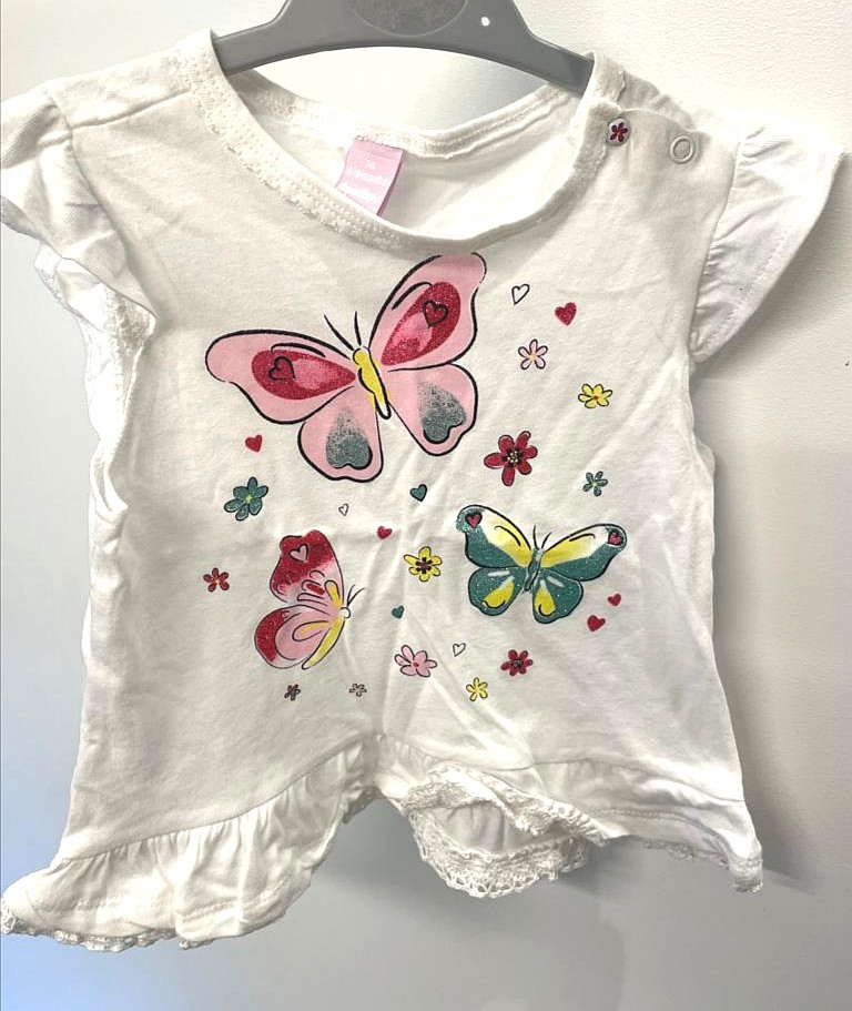 T-Shirt Tunika Gr. 74 Mädchen Flohmarkt