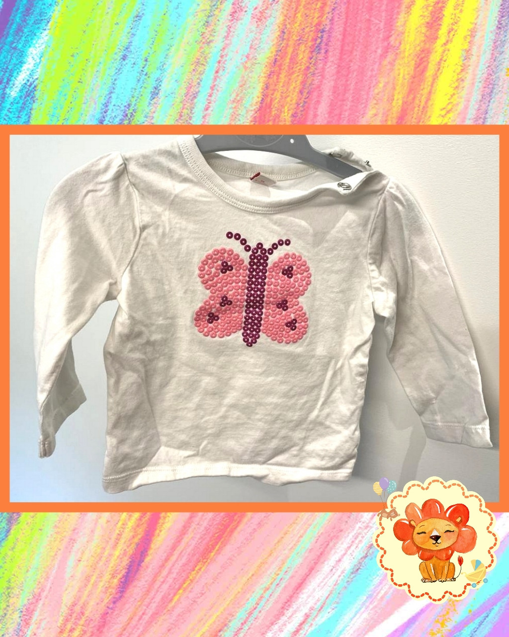 Longsleeve Langarmshirt Esprit Gr. 68 Mädchen Flohmarkt