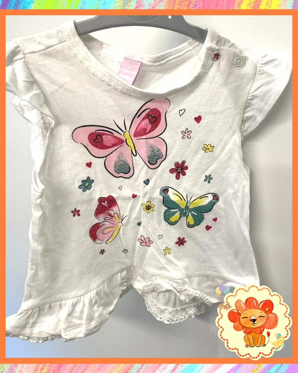 T-Shirt Tunika Gr. 74 Mädchen Flohmarkt