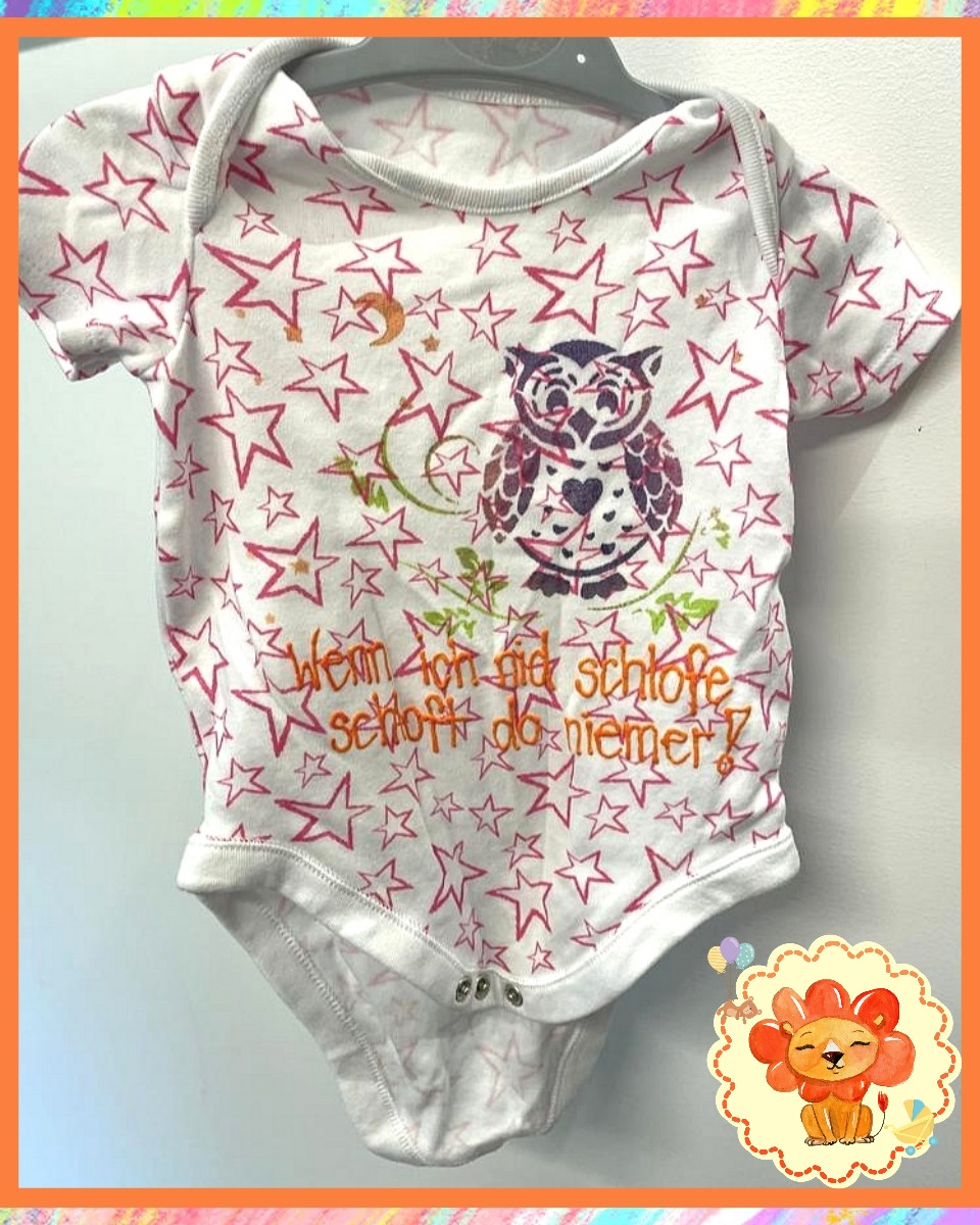 Body Kurzarmbody Gr. 74-80 Mädchen Flohmarkt