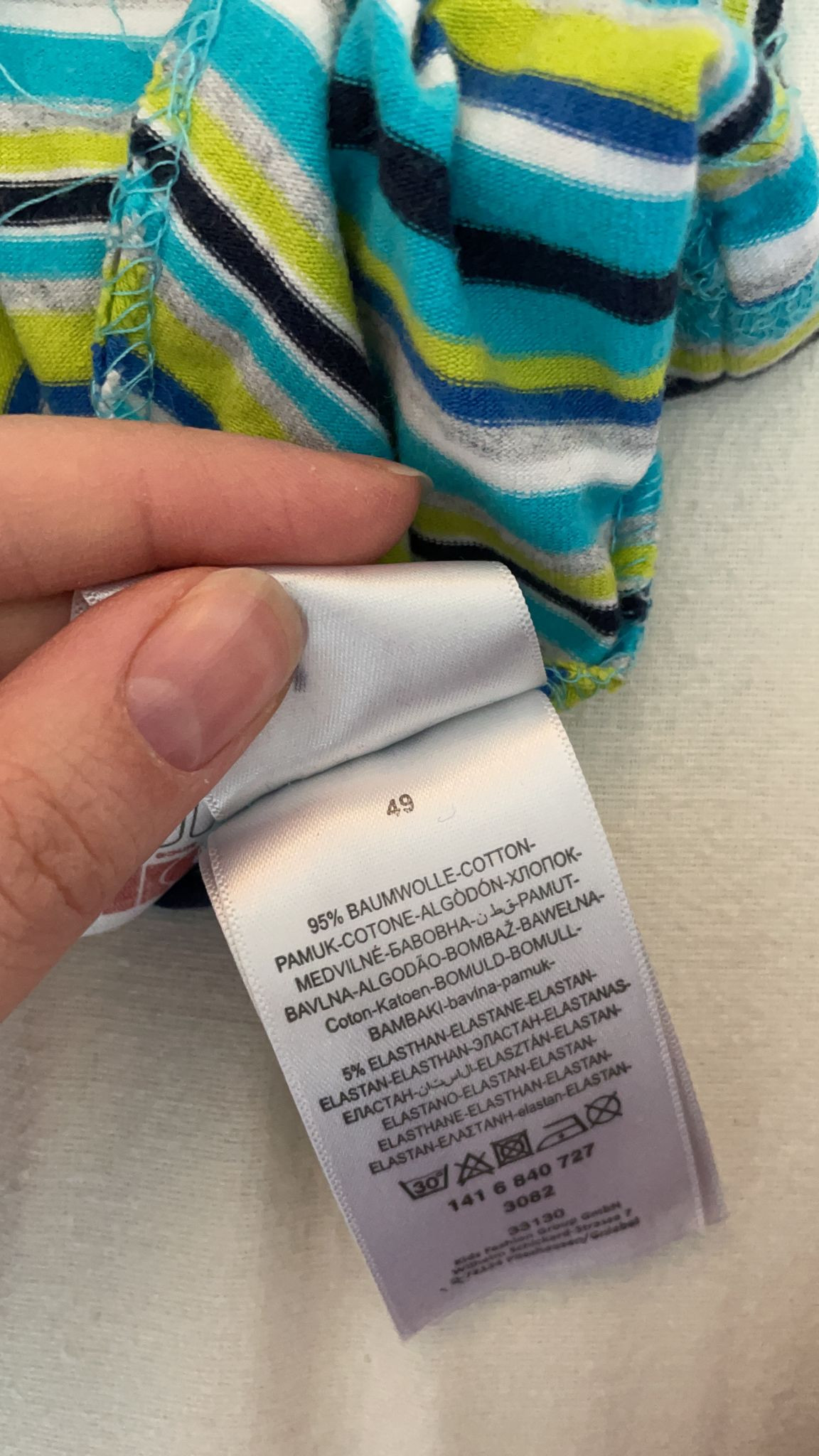 Mütze Gr. 49 Döll Junge