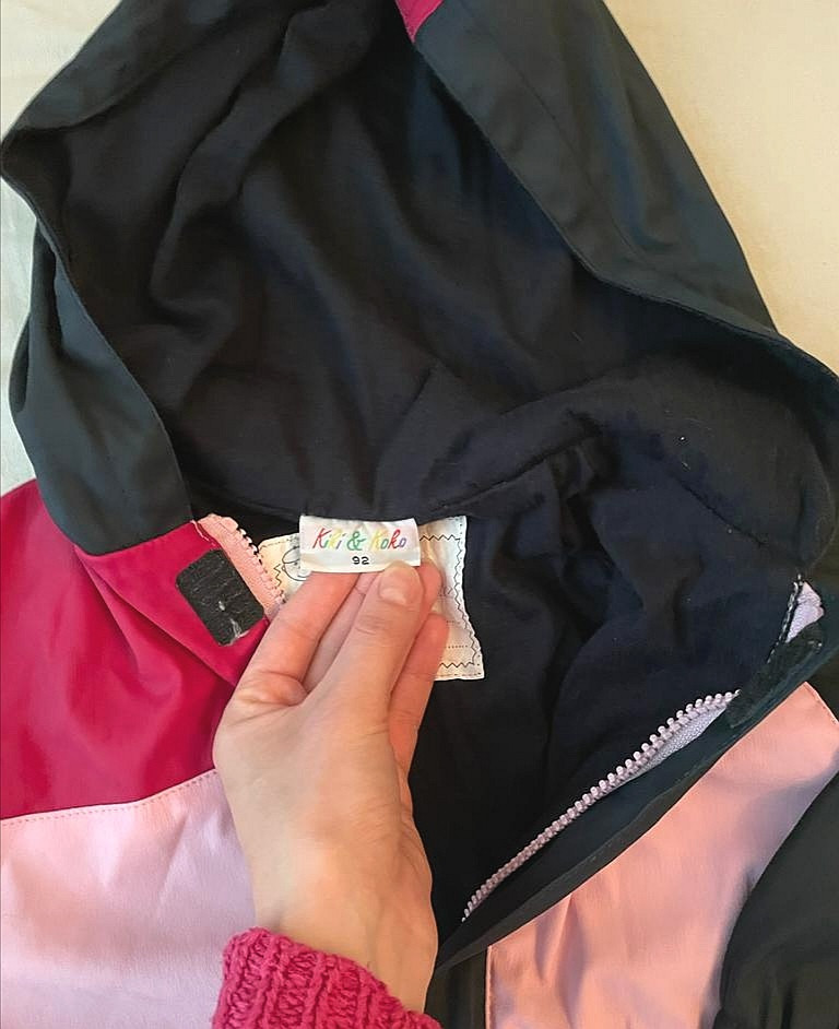 Regenjacke Matschjacke Gr. 92 Mädchen