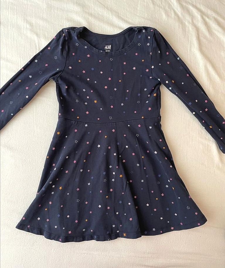 Kleid Langarmkleid Gr. 98-104