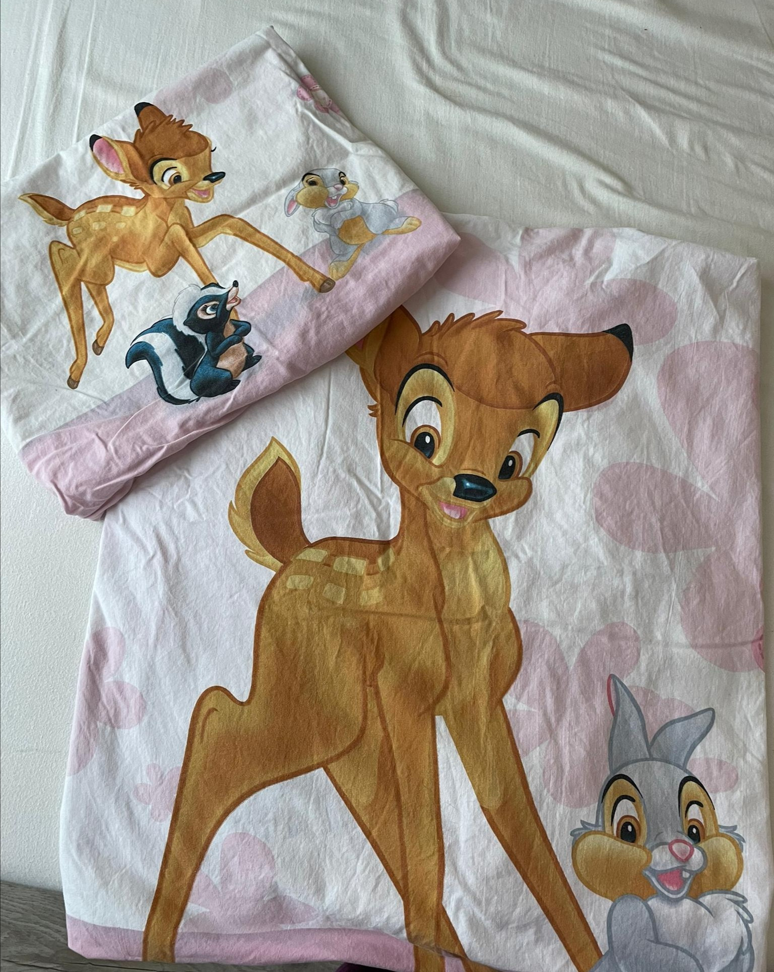 Baby Bettwäsche Bezug Set Bambi Disney